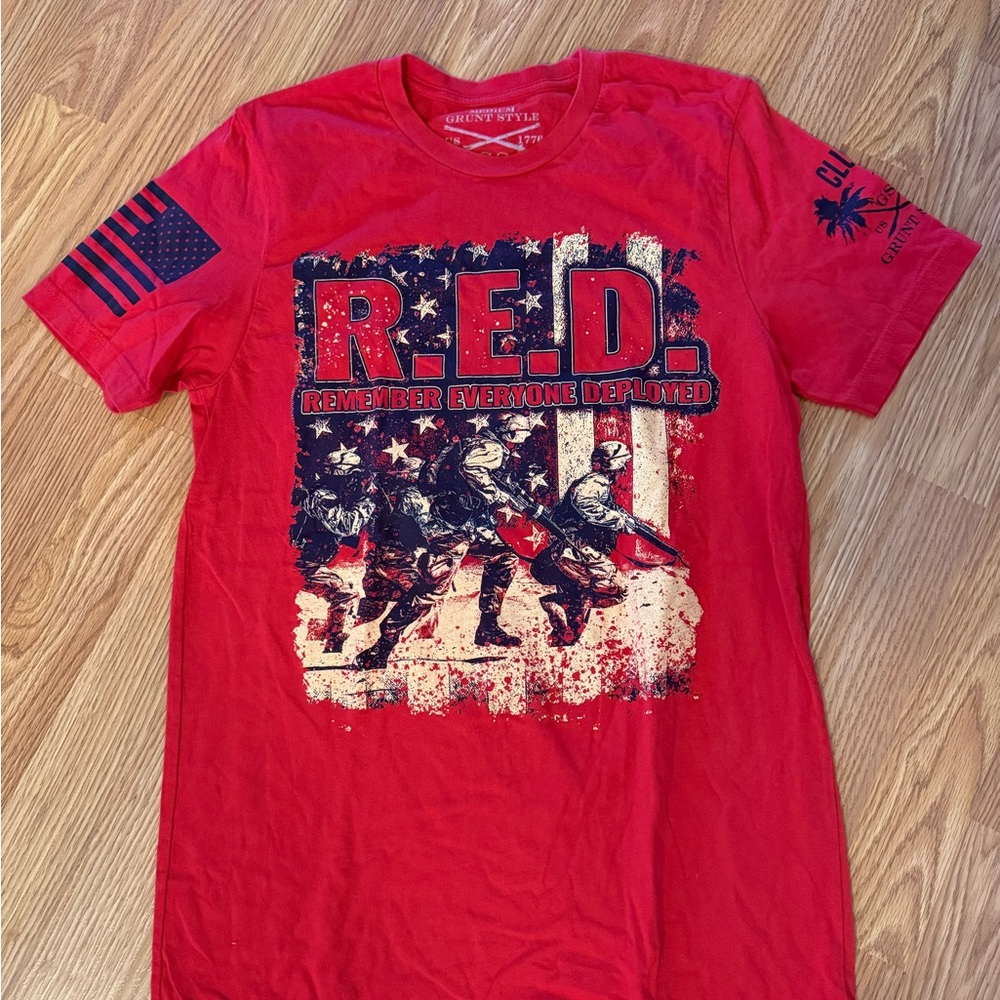 Grunt Style Red R.E.D. Graphic Tee